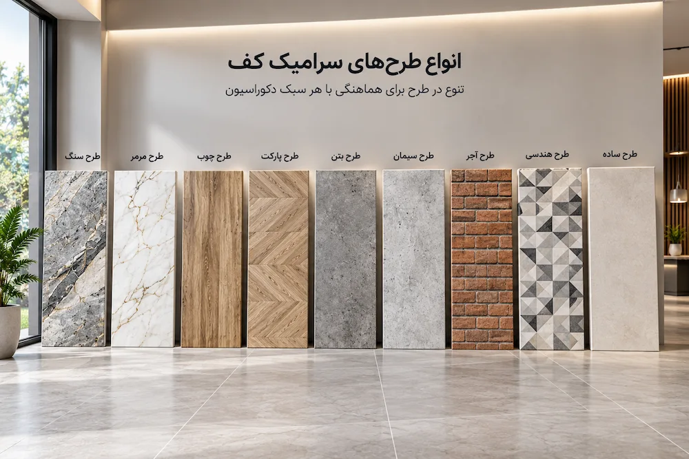 انواع طرح سرامیک کف