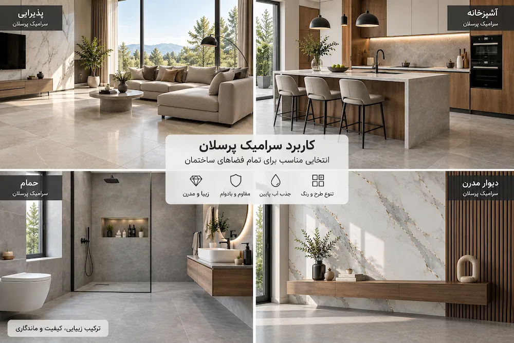 کاربرد سرامیک پرسلان
